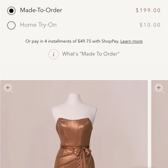 Revelry Amara Metallic Dress - Picture 4 of 4